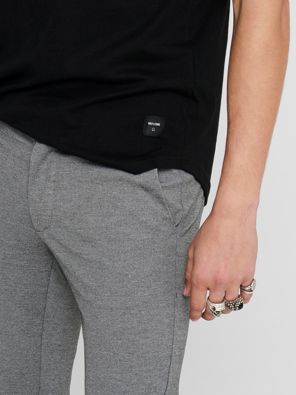 ONSMARK Pants - Medium Grey Melange